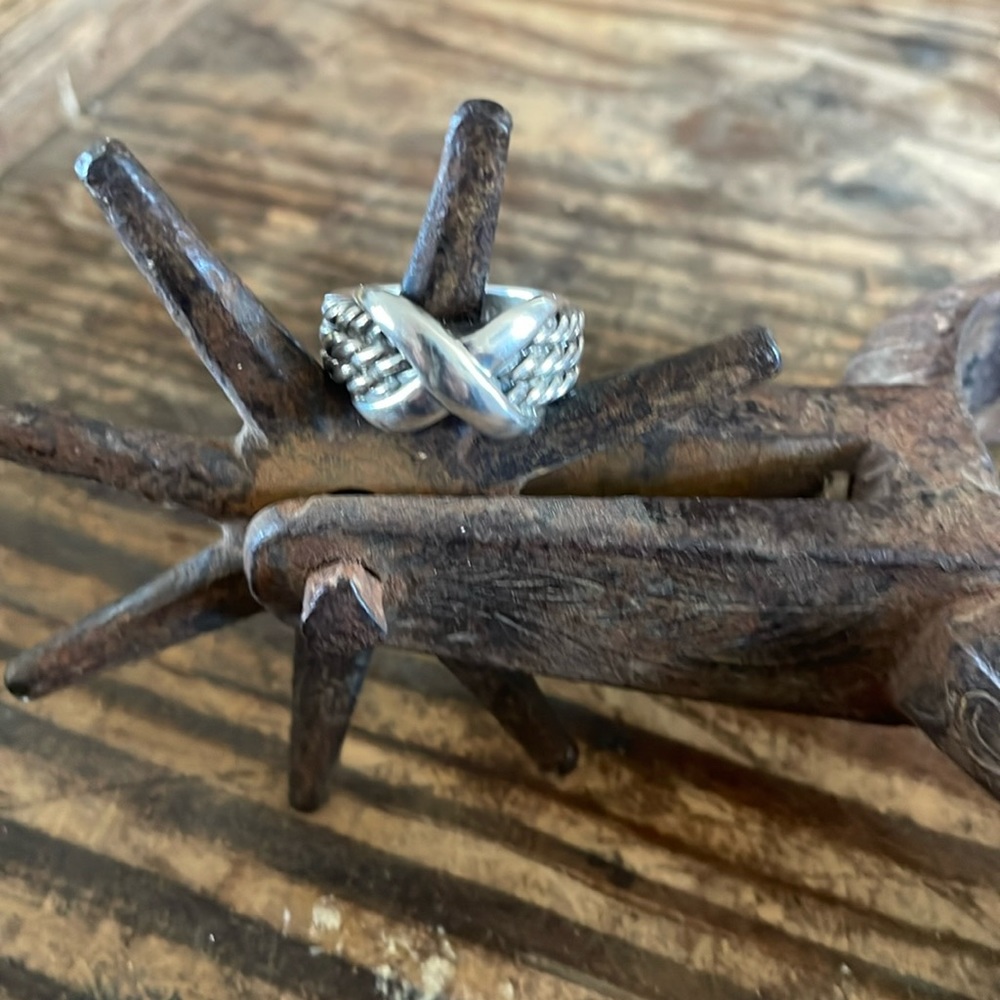 Silver X Ring